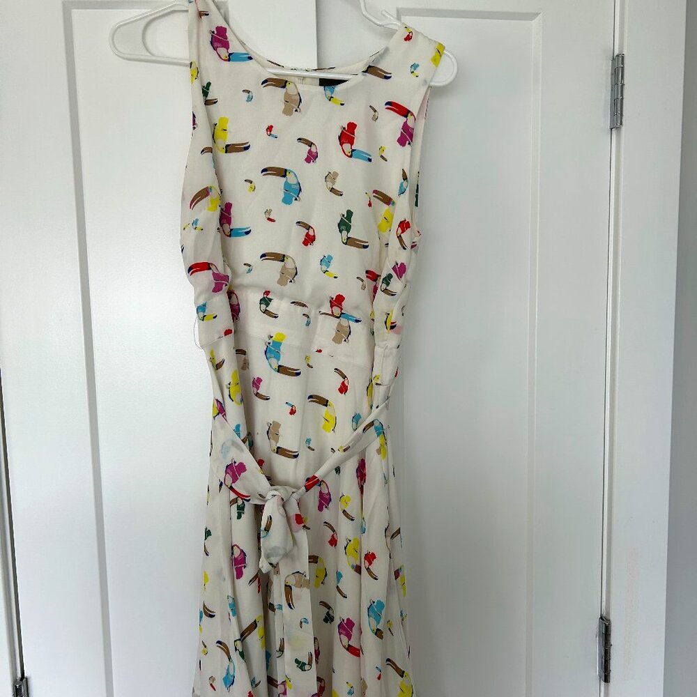Anthropologie: Sunday in Brooklyn Toucan Dress - Picture 2 of 3